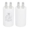 PATIKIL CBB60 3uF Run Capacitor,2 Pcs AC450V 4 Pin Double Insert with Sheath Spring, White
