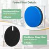 HEPA Filter Replacement Kit Compatible with Bissell 2998 Multiclean Lift-Off ...