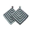 Topflappen, doppelt gestrickt sehr anschmiegsam