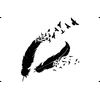 Feathers with Birds A4 190 Micron Mylar Stencil
