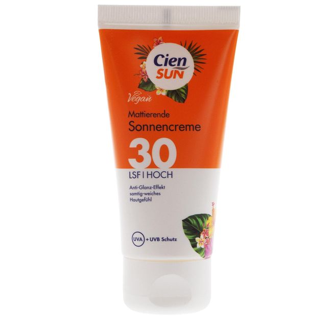 Cien Sun Mattierende Sonnencreme LSF 30 Vegan 50 ml