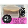 Pop-Arazzi Mini Polish & Bag Set, Metallic Silver
