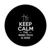 Keep Calm The Wind Tech Is Here Wind Turbine Energy PopSockets Swappable PopGrip