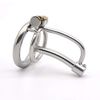 Bondage Masters Male Chastity Device, Adjustable Urethral Tube Silver