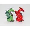 Fine Ceramic Medieval Dragon Salt & Pepper Shakers Set, 4"