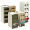 Railway Model N Gauge Paper Kit - Easy Simple Building 5 Building Set A