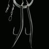 Jenzi Rubber Makk Leader 100 cm Black #10/0