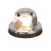 Seachoice Navigation Stern Light, Chrome/Brass, Clear Lens, Horizontal Surface Mount