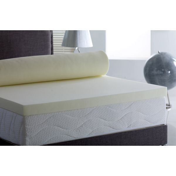 3" Double Memory Foam Mattress Topper & 2 Free Memory Pillow
