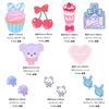 KIYOHARA Classical Modern Scrunchie Patch Set, A, 12 Pieces, CMOCWS