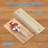 Table Saw Miter Gauge Adjustable Multi-Angle Track Saw Guide Square Right Angle Guide Angle Stop for Makita Festool DeWalt Guide Rail