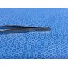 Jarit 355-101 Ophthalmic 0.8mm Wide Tip Half Curved Eye Dressing Forceps 4"