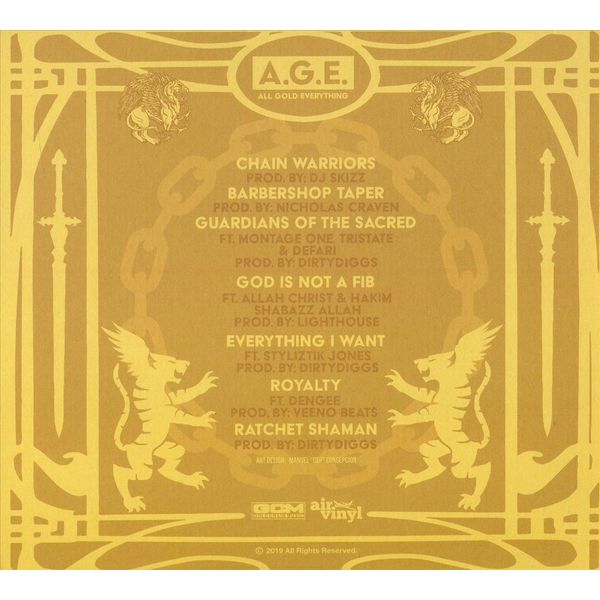 PLANET ASIA - ALL GOLD EVERYTHING NEW CD