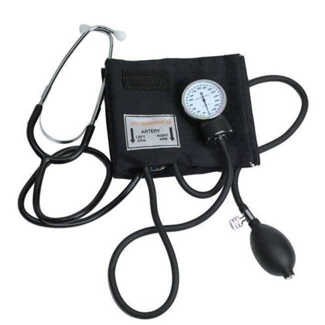 Adult Blood Pressure BP Cuff Kit With Stethescope