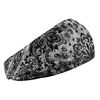 That's A Wrap! Women's Paisley Print Versatile Multi-Function Do Band - Black