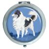 Collie on a Blue Field Compact Mirror