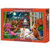 Puzzle 1500 pièces : Chatons sur le toit