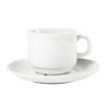 Olympia Whiteware Stacking Tea Cups Drinks Serving Dish Hot Drinks Tableware Home Kitchen Restaurant Bar Cafe 200ml 7oz 200ml. White. Pack quantity: 12.