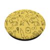 Baking Tools Ingredients Pattern Cute Pastry Chef Baker Gift PopSockets Swappable PopGrip