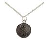 Silver Plated Necklace Yin Yang Charm Pendant