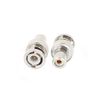 Uxcell BNC osu- RCA mesukonekuta- Adapter Video Cable Silver Tone