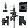 Selens Strobe Bracket 180° Rotatable 1/4-3/8 Screw Convertable for Umbrella, Light Stand, Flash, Softbox and More
