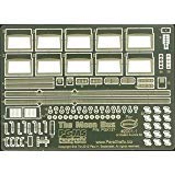 2001 Space Odyssey Moon Bus Model Kit Photoetch Set