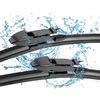24"+22" Genuine Front Bracketless Windshield Wiper Blades Replacement All Season
