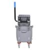 35 QT GRAY Industrial Mop Bucket + Side Press Wringer