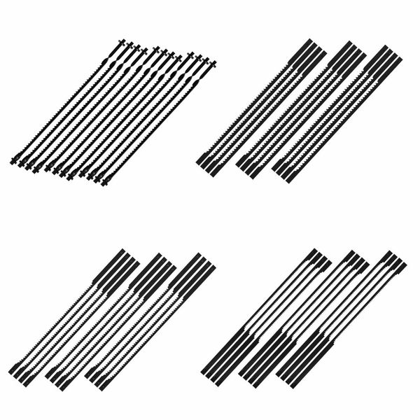 FOXBC 4-Inch Scroll Saw Blade Pin End Replacement for Dremel Moto-Saw MS20 MS20-01 MS51-01 MS52-01 MS53-01 48 Pack