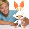 Pokémon 8" Scorbunny Plush - Sword and Shield Starter Figure - Authentic Soft Stuffed Animal Bunny Toy - Gift for Kids, Boys, Girls - 2+