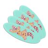 Leopard Gecko Double-Sided Oval Nail File Emery Board Set 4 Pack