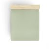 Single Fitted Sheet, 90 x 200 cm, Green