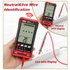 Digital Ohmmeter Multimeter Voltmeter Auto Range Volt AC DC Meter Tester w/Light