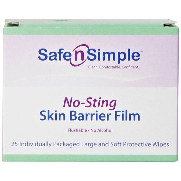 No-Sting Skin Barrier Wipes, 5" x 7"