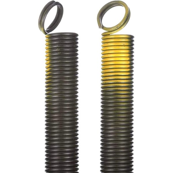 Heavy Duty Residential Garage Door Extension Springs 2-Pack 130lb. Yellow