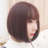 Wig, Short Bob, Full Wig, Blonde, Straight, Curl, One Ren, Gold, Pink, Semi-Long, Inner Color, Wave, Brown, Wig, Gold
