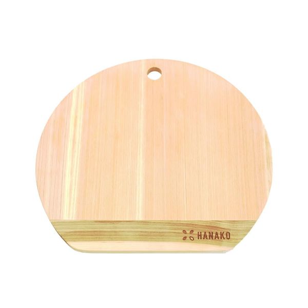 HANAKO Shimanto Hinoki, D-Shaped, Advanced Door (E922) Mini Cutting Board