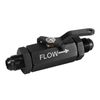AN10 10AN Black Inline Fuel Shut Off Valve Cut Off Flow Control w/ Cable Lever