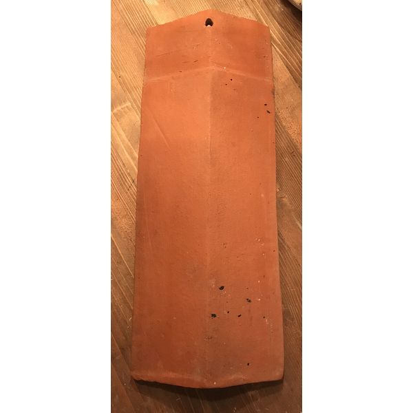 Composite Hip Flat Tile 1, Ludowici Flat Roof Tile, Used Red Terracotta Tile