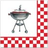 Creative Converting 18 Count 2-Ply Cocktail Napkins, Grillin' Classic
