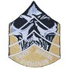 DEATH BEFORE DISHONOR SKULL LIGHT DESERT TACTICAL ARMY HOOK MORALE PATCH