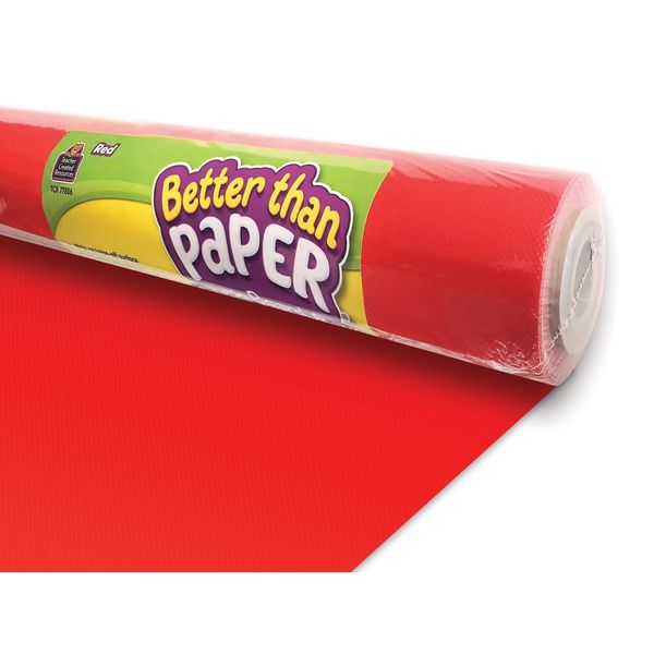 Teacher Created Resources Red Better Than Paper Bulletin Board Roll (TCR77886)