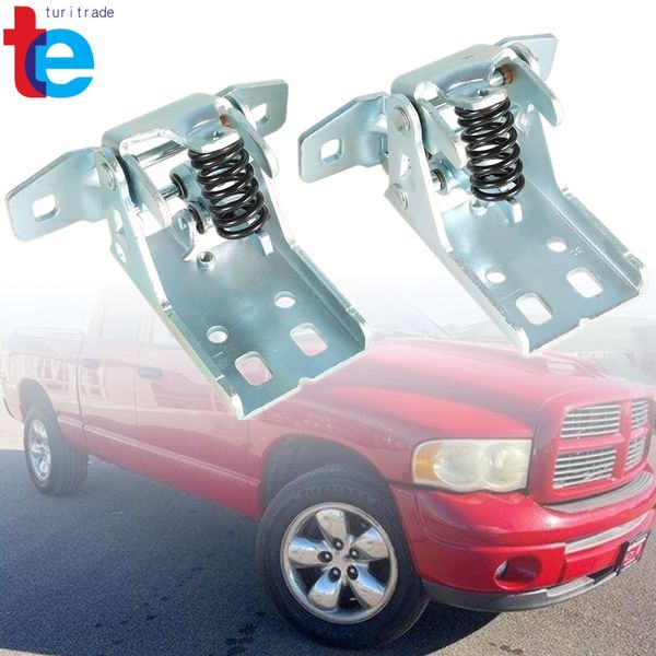 Left&Right Side Door Hinge Upper Pair Set For 1994-2002 Dodge Ram 1500 2500 3500