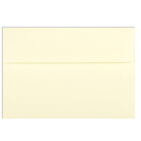 Ivory 100 Boxed A7 5-1/4 x 7-1/4 for 5 x 7 Greeting Cards. Weddings Invitations Announcements Showers Communions Confirmations Thank You from The Envelope Gallery