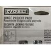 Everbilt Security Door Hinges 3-1/2" Hinge 3 Pk Chrome Finish 806 285