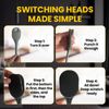 The Ultimate Back Scratcher, Scalp Massager, 18" Fixed Handle, Gray