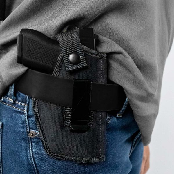 ComfortTac Gun Holster for Men & Women - Right-Handed, Small (Size 2) Concealed Carry Holster - Wear Inside (IWB) or Outside (OWB) The Waistband - Gun Accessories