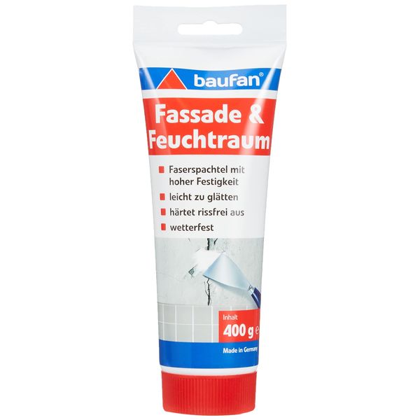 Baufan Fassaden und Feuchtraumspachtel, faserverstärkt, 400 g