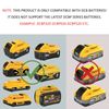 For DEWALT 20V MAX Battery  Compact Brushless 12" Cordless Chainsaw w/2 chain